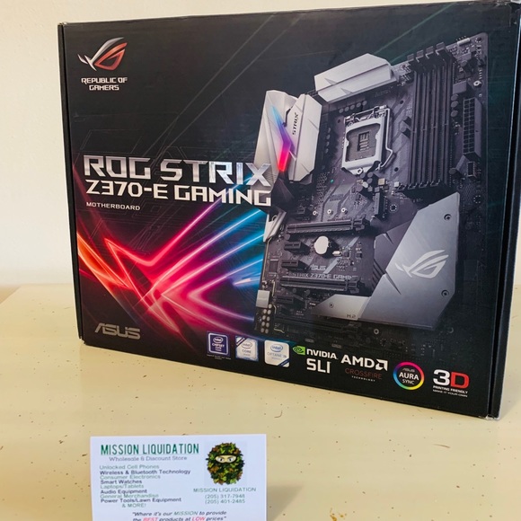 ASUS Rog Strix Z370-E Gaming Motherboard - Picture 2 of 2